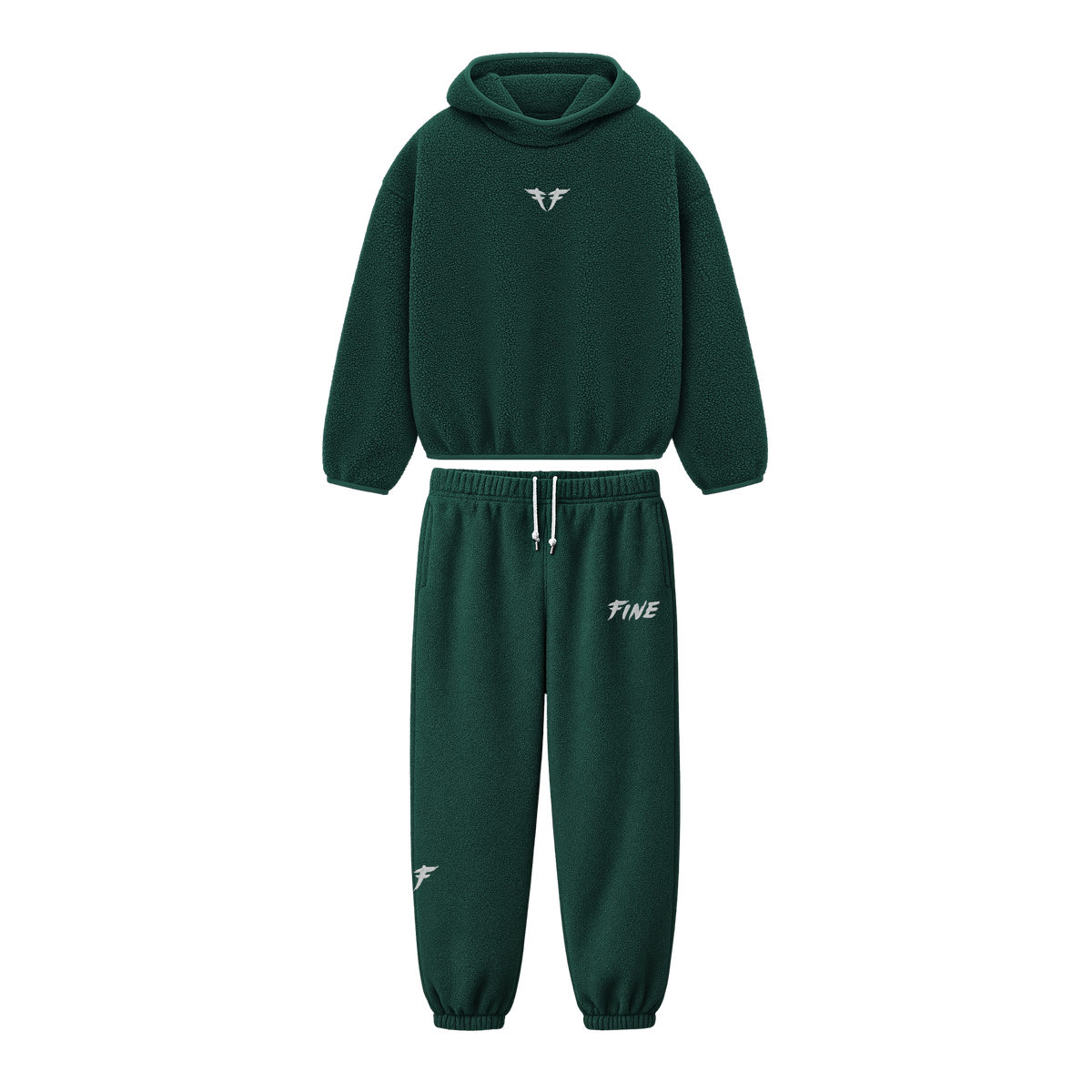 Fine By Mi Polar Fleece Hoodie Set