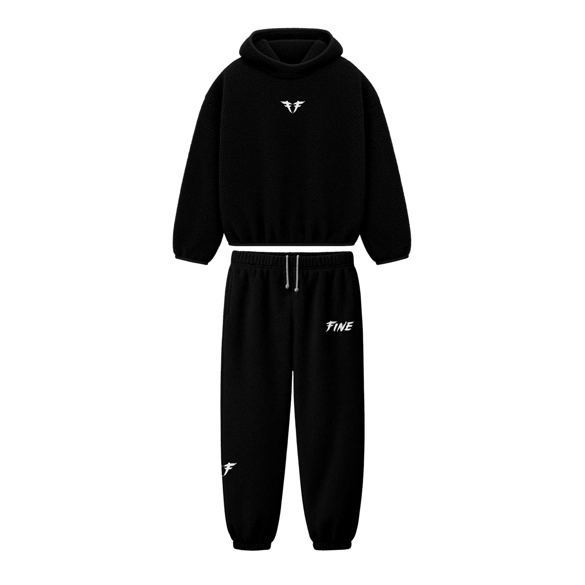 Fine By Mi Polar Fleece Hoodie Set