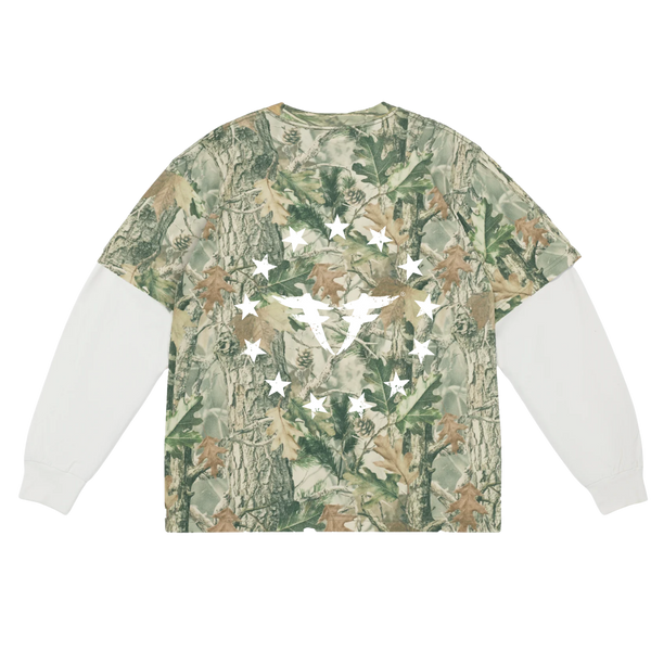 Faith Over Fear Camo Long Sleeve