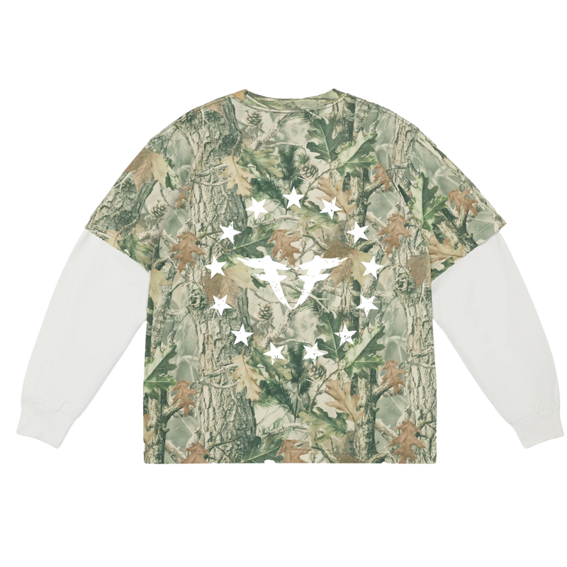 Faith Over Fear Camo Long Sleeve