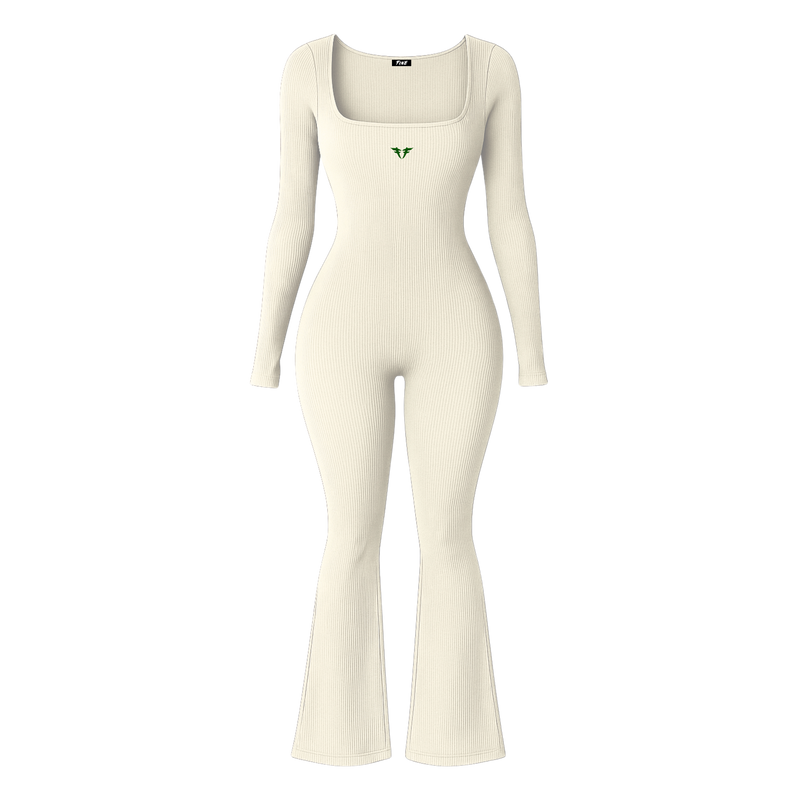 Fine By Mi Ribbed Stretch Jumpsuit