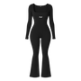 Fine By Mi Ribbed Stretch Jumpsuit