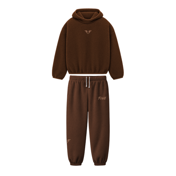 Fine By Mi Polar Fleece Hoodie Set